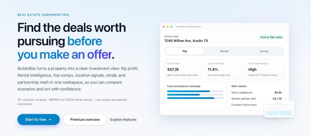 BuildoBox web app