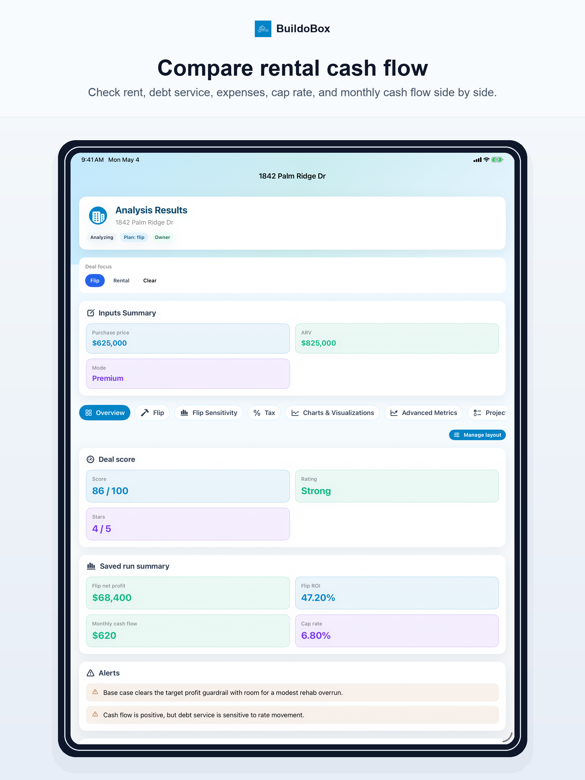 BuildoBox Rental hold on iPad