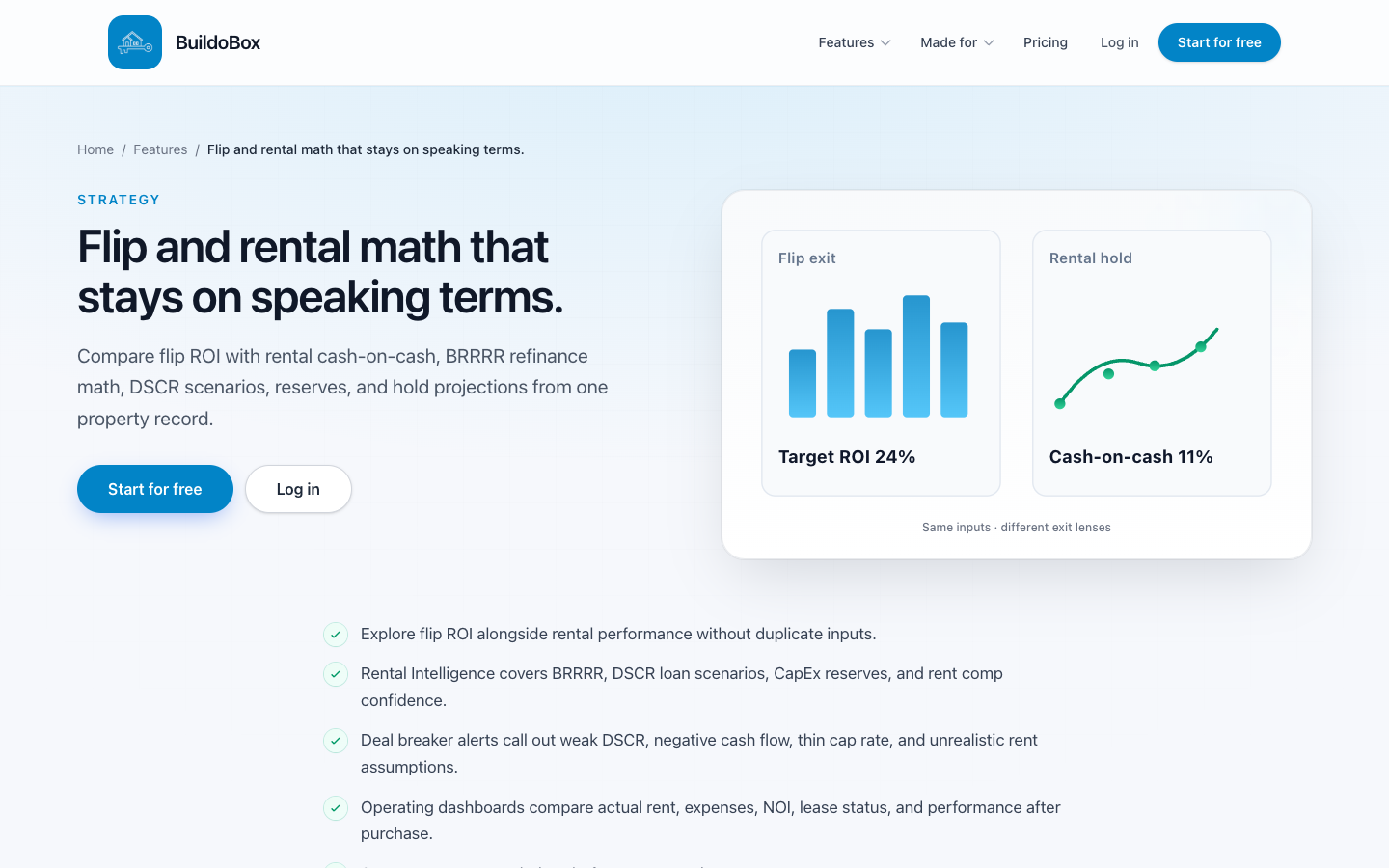 BuildoBox Fix & flip on the web